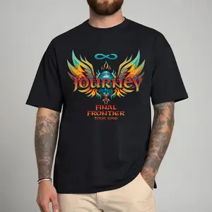 Journey Final Frontier Tour 2026 Shirt - Retro Rock Band T-Shirt