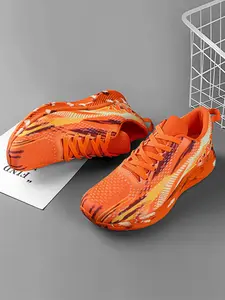 Women's Fashionable Colorblock Lace Up Low Top Sneakers, Casual Breathable Lightweight Sports Running Shoes, All-match Basic Shoes for Daily Wear