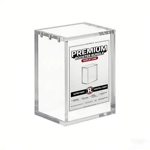 Pokemon151 Booster Bundle Protection Case, Us Edition Card Set Acrylic Display Box, Collectible Trading Cards Storage Holder, Game Card Organizer, TCG Storage, Card Collector Box
