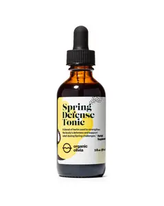Spring Defense Tonic by Organic Olivia | Seasonal Support Supplement | Herbal Tincture | Daily Wellness Support