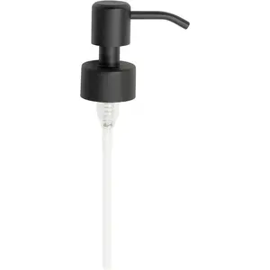 Soap Dispenser Pump Replacement  Black Spare Stainless Steel 28Mm Brushed Finish