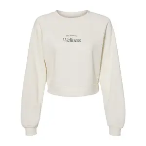 Mantra Co. Wellness Crewneck Sweater (Cream)