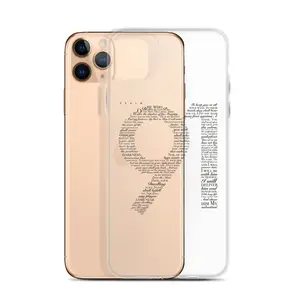 Psalm 91 Typography Clear Case for iPhone®