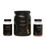 Black Girl Vitamins Beauty Bundle 3-Pack - Collagen Peptides Hair Skin & Nails D3 Supplement for Makeup Cosmetic Needs Edible Healthcare Dietary Fitness Women's Wellness Healthy Hair Radiant Skin