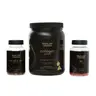 Black Girl Vitamins Beauty Bundle 3-Pack - Collagen Peptides Hair Skin & Nails D3 Supplement for Makeup Cosmetic Needs Edible Healthcare Dietary Fitness Women's Wellness Healthy Hair Radiant Skin