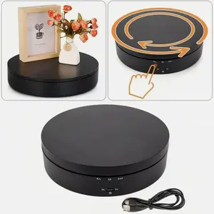 Motorized Rotating Display Stand 360° Electric Turntable for Jewelry & Product Photography