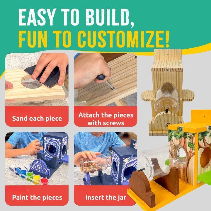 Squirrel Feeder Woodworking Kit