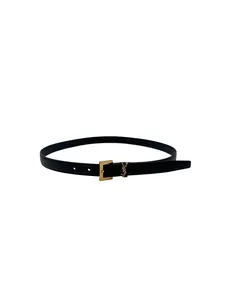 Pre-owned Saint Laurent Monogram Buckle Belt SLP01
