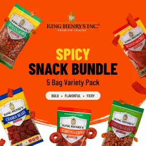 King Henry’s Spicy Snack Bundle, 5 Bag Variety Pack