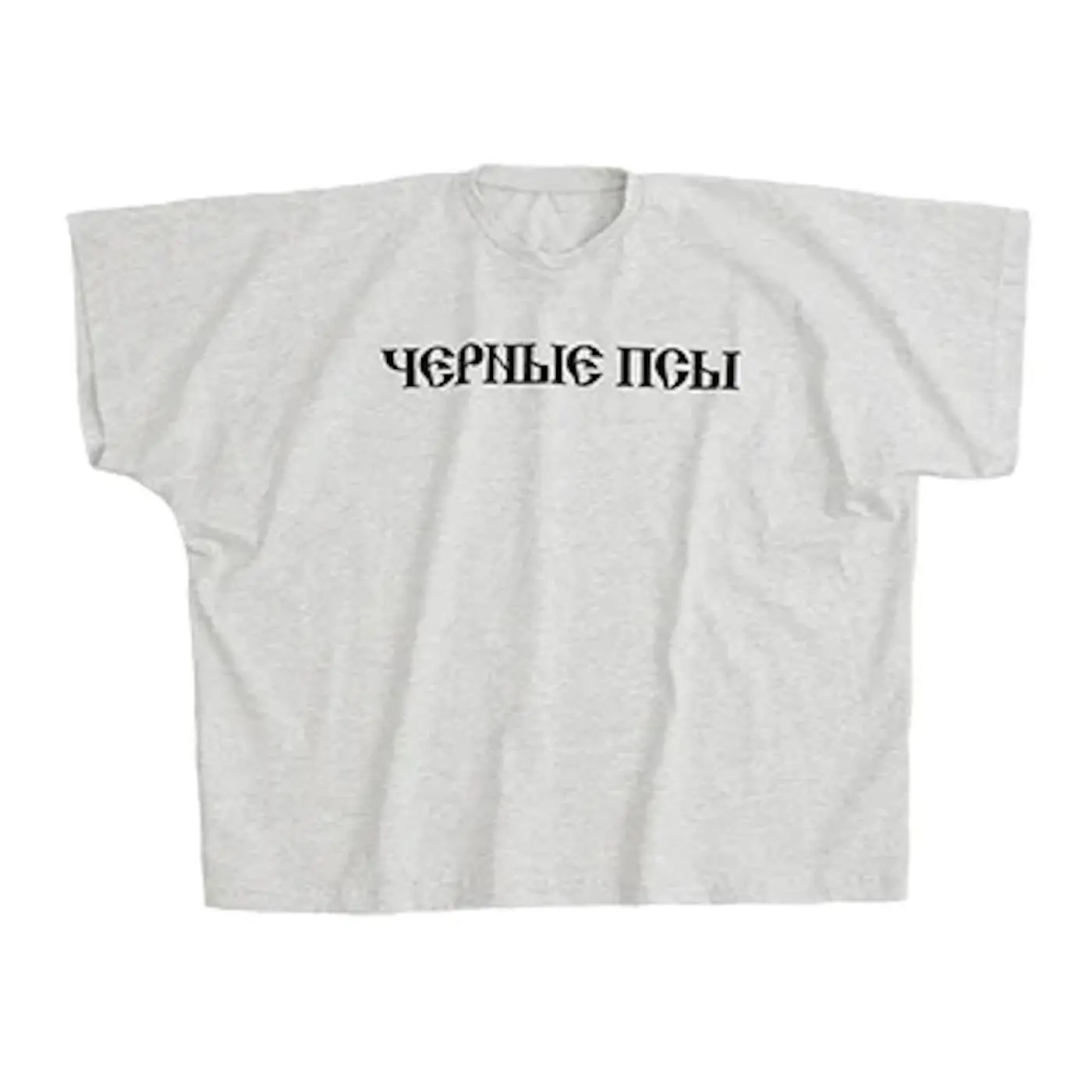 Yeezy Gosha Black Dogs T-shirt Heather Grey