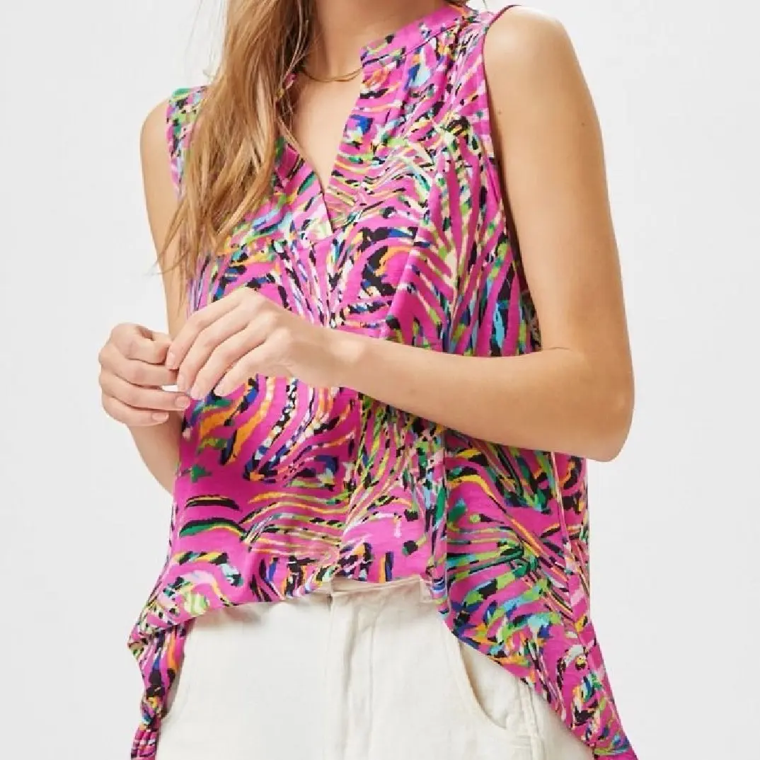 Dear Scarlett Sleeveless Lizzy Top C0034