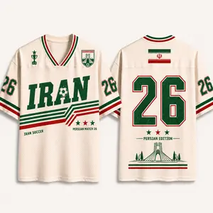Iran Soccer Jersey, Retro Team Melli Shirt, Custom Name Number Jersey, Iranian Football Fan Gift, Persian Match Tee