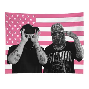 For Suicide&Boys Flag Tapestry Wall Hanging College Dorm Wall Decor Room Flags Wall Art Decor For Bedroom Living Room