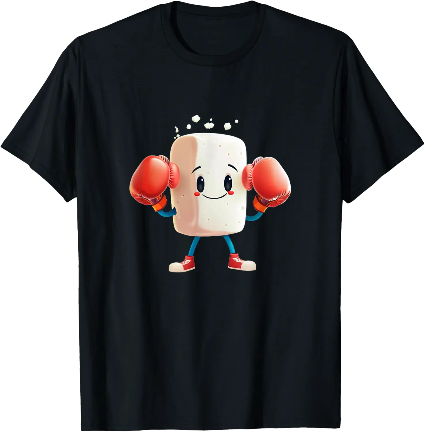 Funny looking Marshmallow with Boxing Gloves Costume T-Shirt - Griseldatu Shop 78B0D89KYX1L