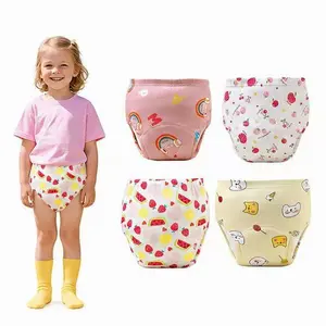 Toddler Potty Training Underwear for Boys & Girls - Absorbent, Leak-Proof, Character Print, Daytime Wear, Snug Elastic Waistband, Breathable Airy Fit