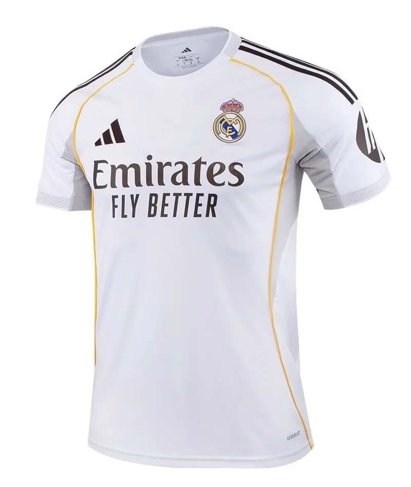 Real Madrid Home Football Kit 2025/2026 Season