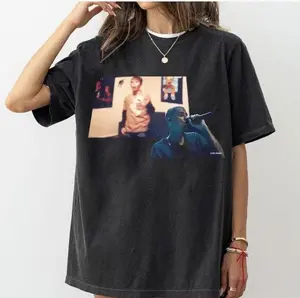 Bieber Coachella Singing With You Shirt, Looking At Younger Self JB Tee, 2000s Pop Nostalgic Tee