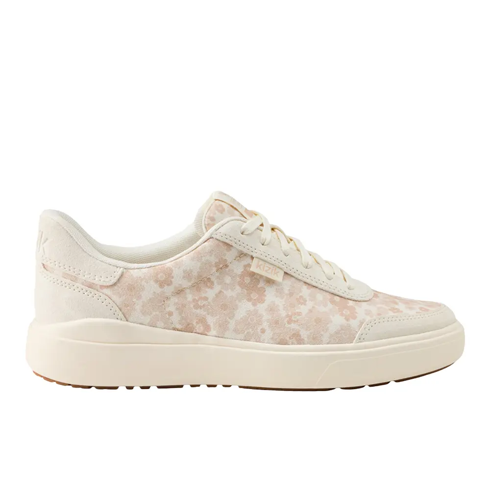 Kizik Womens Prague 2 Lace Up Sneakers Shoes Casual - Off White
