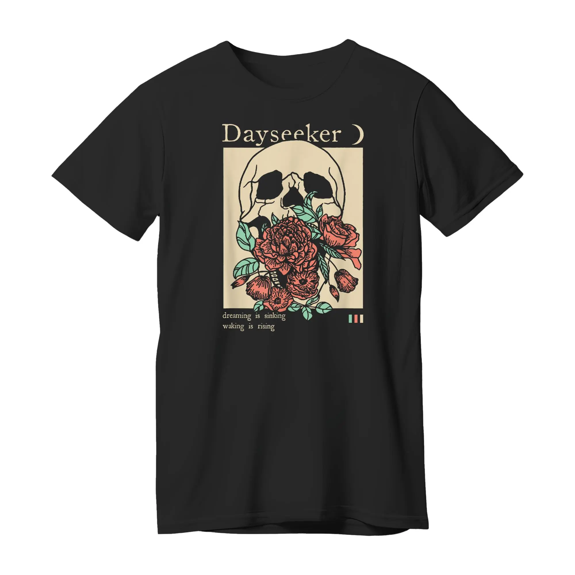 Dayseeker Skull Dearming Is Sinking Waking Is Rising, Unisex Heavy T-shirt