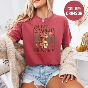 Comfort Colors Onyx Storm Quest Squad Broccoli Shirt, Ridoc Romantasy Fan Shirt, Dragon Rider Tee, Bookworm Gift