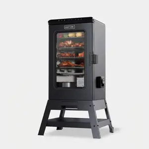 RIDGEWOOD 30-In Electric Smoker with Window & Stand