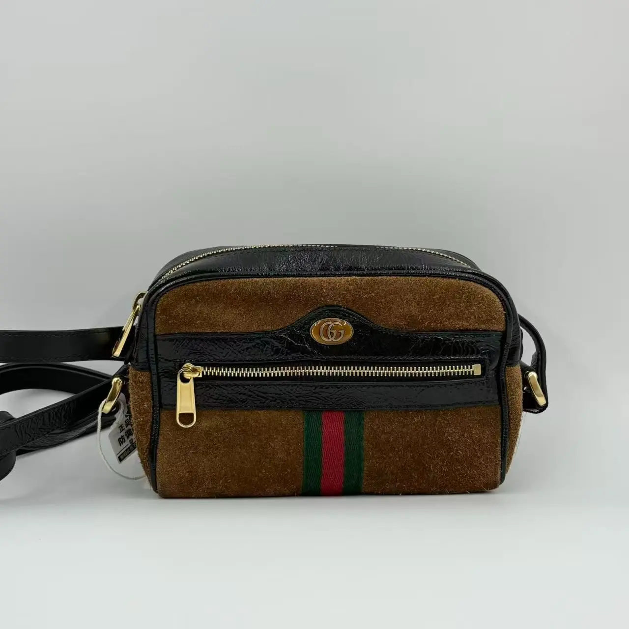Pre-owned GUCCI suede Crossbody bags Vintage Ophidia Camera Crossbody Bag #1860960028890699
