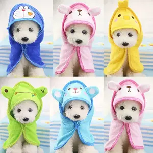 Wardrobe (Bath Towel) - Cute Pet Dog Towel Soft Drying Bath Pet Towel For Dog Cat Hoodies Puppy Super Absorbent Bathrobes Cleaning Necessary supply