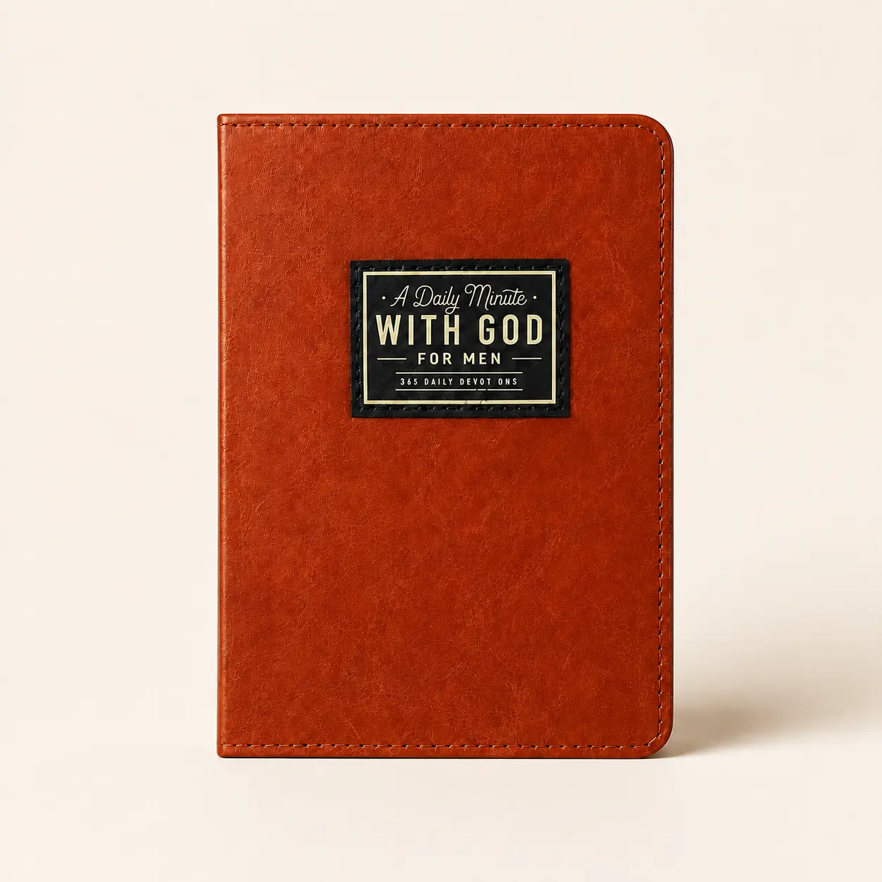 Inspirational Devotional for Men,365-Day Devotional Journal, Portable Daily Reflections Book, Self-Improvement Journal | Leather Christian Devotional | Perfect Holiday Gift for Christmas, Fathers, Husbands & Sons | Bible Study & Prayer Notebook homeessent