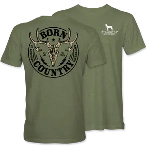 Born Country – Southern Deer Skull Tee