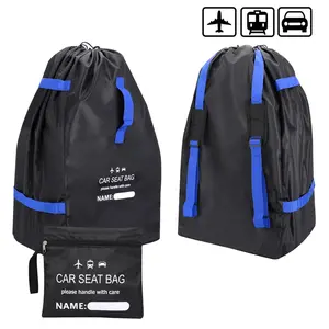 Car Seat Travel Bag Adjustable Padded Backpack for Car Seats Car Seat Travel Tote Ideal Gate Check for Air Travel and Car Seat