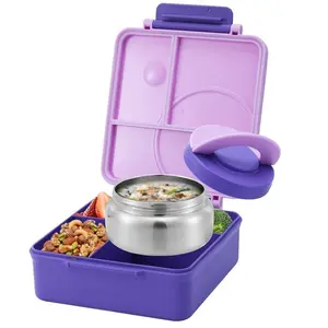 Bento Box, Portable Multi-grid Lunch Box with Soup Bowl, Home Durable Food Storage Container for Kids, Kitchen Accessories, Home Essentials, Travel Essentials, Summer for Gift, Candy Kitchen Accessories