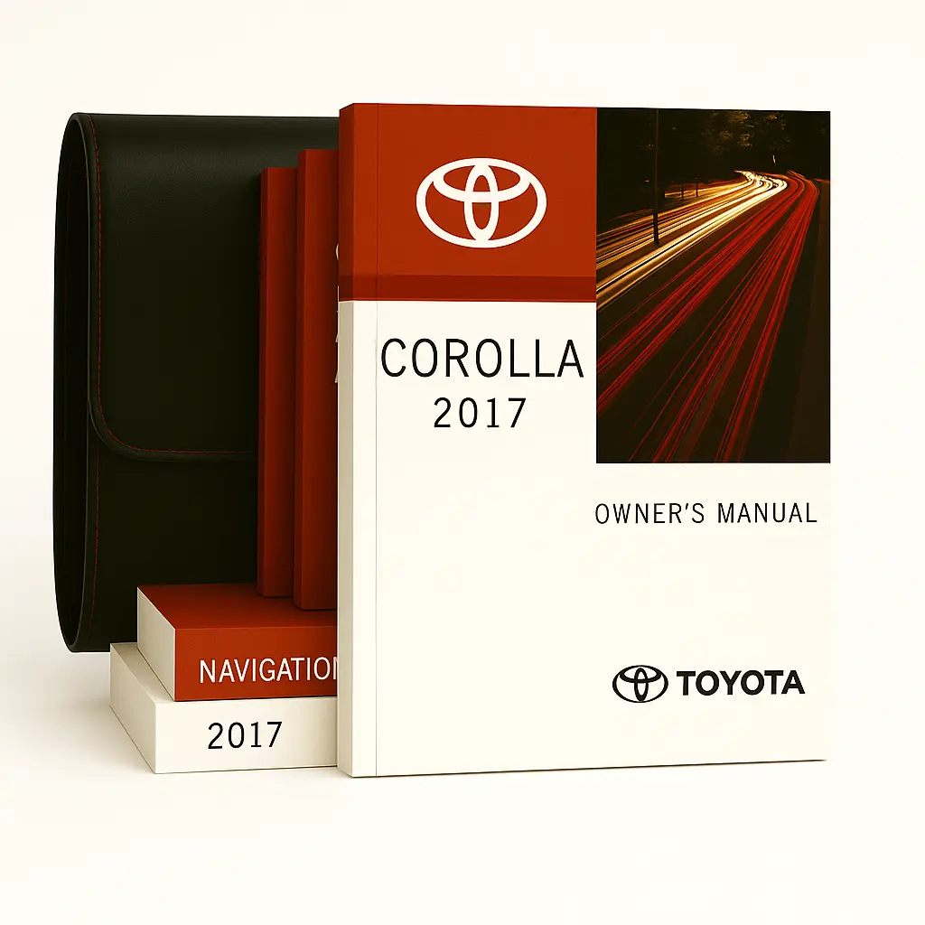 2017 Toyota Corolla Owners Manual - Complete Set