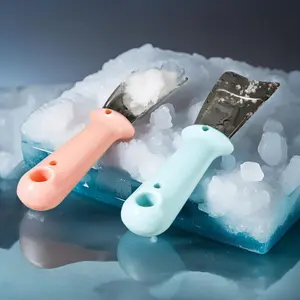 Stainless Steel Freezer Ice Scraper Tool for Home Use Handheld Deicing Refrigerator Maintenance Daily Kitchen Cleaning