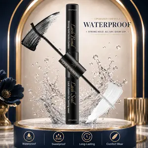 DREAMYBOND [Black & White Glue] 2-in-1 Bond & Seal Waterproof Glue for Lash Clusters Strong Hold Long-Lasting Hypoallergenic Lash Glue for Sensitive Eyes Beginner-Friendly DIY Lash Extension