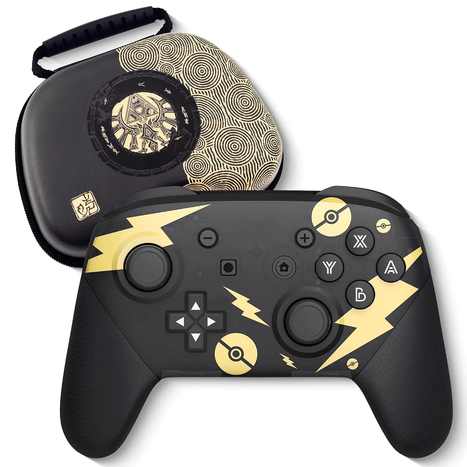 Switch Pro Controller, Wireless Switch Controllers with Carrying Storage Case, Upgraded Gamepad Switch Remote Replacement for Switch Controller Support NFC/Dual Vibration/Screenshot/Wake-up Function