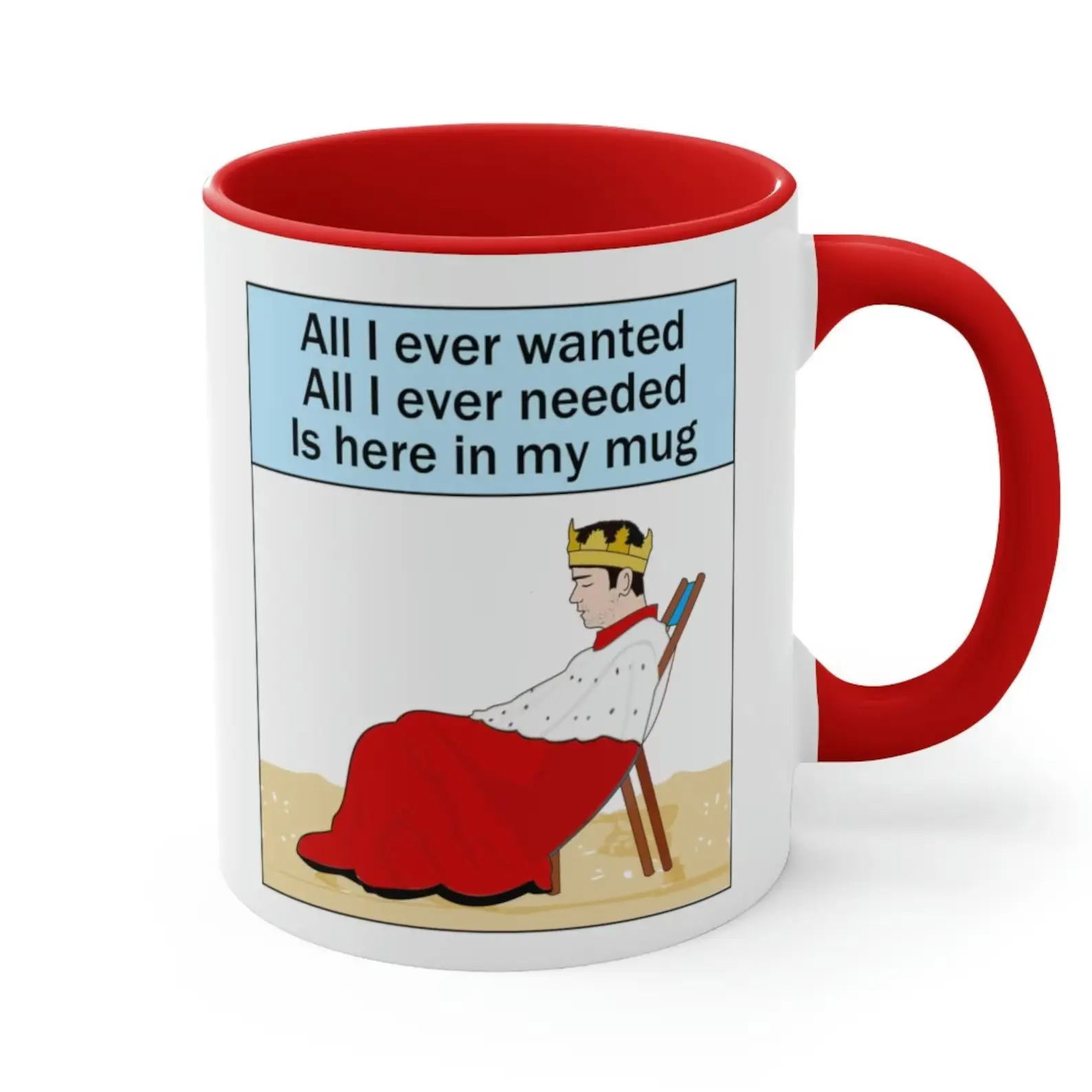 Sturdy Classic British Retro 1980s New Wave Inspired Drink Mug, Funny Pun Song Lyrics Coffee Cup Gift, Tea