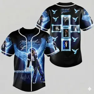 Michael Jackson Baseball Jersey – King of Pop Fan Gift – Unisex Streetwear Shirt