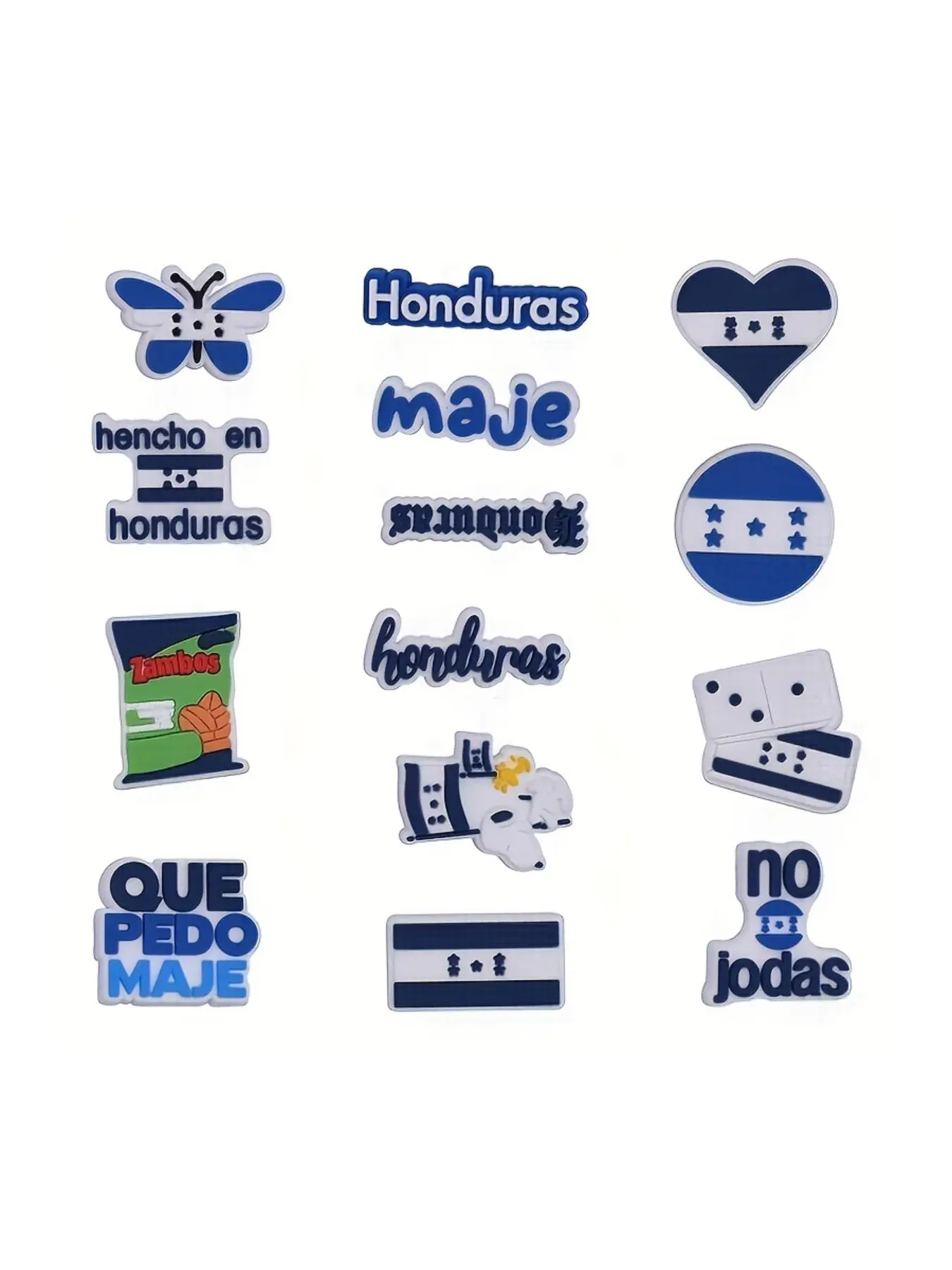 14pcs Fashionable Cartoon Butterfly & Letter Design Shoe Charm for Clogs, Pvc Shoe Decorations Accessories, Diy Shoes Buckle