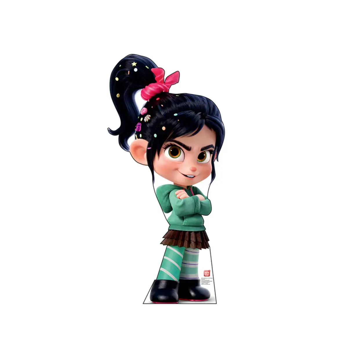 212 MAIN Large-Size Vanellope Von Schweetz Digital Print Cardboard Cutout - 45x21 in, Photo-Ready Decorative Home Decor for Parties, Events by Advanced Graphics, Digital Print Cardboard Cutouts
