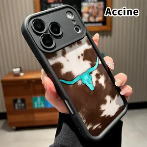 Phone Case for iPhone 17 Pro Max 16 Plus 15 14 13 12 11 Air E Cowhide Turquoise Skull Pocket-Friendly Shockproof Silicone Protective Softcase
