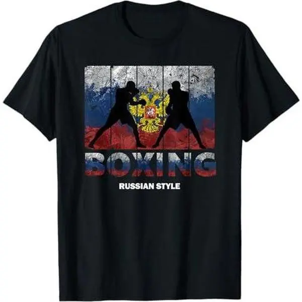 Russian Vintage style boxing Great Boxing Russia T-Shirt