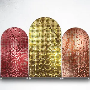 15-day Delivery Disco Sparkling Ball Arch Backdrop Cover for Disco Theme Party Decor