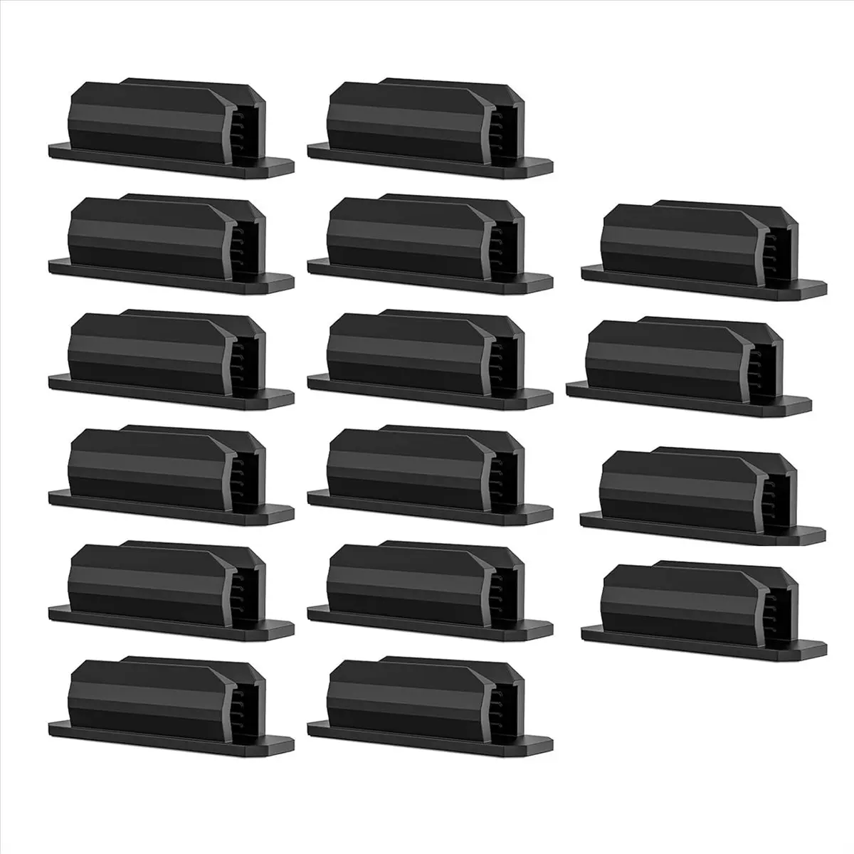 16Pack Adhesive Pen Holder Clipboard Pen Holder Stick on Pencil Holder Self Adhesive Silicone Pencil Marker Clip
