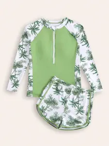 New Fashion Printed Tankini Swimwear - Two-Piece Set For Teen Girls