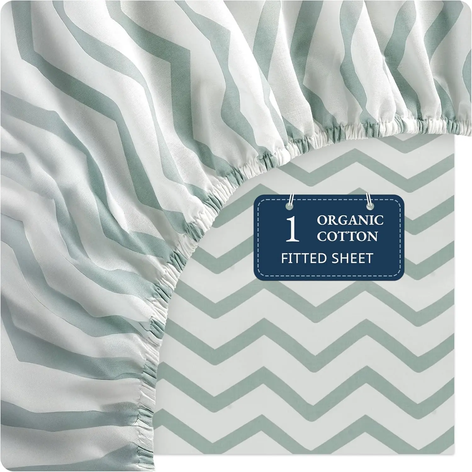 Organic Cotton Fitted Sheet ️| Super Soft & Breathable Queen Size
