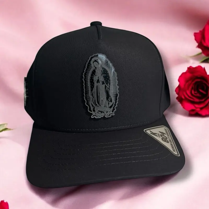 Hat Virgencita SnapBack Unisex Black with Unique Design and Logo