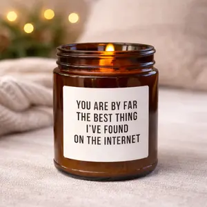 You're By Far The Best Thing Scented Candles, Gift For Her, Gift For Him, Gift For My Love, Happy Mother's Day , Luxury Gold Jar, Adult Humor Candle Gift, Scented Soy Candle, Wedding Candle