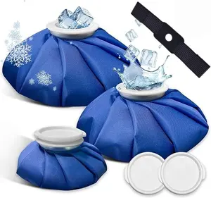 LMMAKE Complete Hot & Cold Therapy Set Reusable Leakproof Ice Bags with Adjustable Wrap Durable Soft Fabric 6" 9" 11" Multi-Size for Versatile Use Portable for Comfort Relief & Relaxation - Pack, Daily