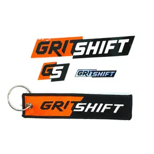 GritShift Keychain and Sticker Pack