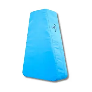 Knee and Ankle Pillow - Orthopedic Wedge for Side Sleepers & Back Sleepers – Trapezoid Foam Design for Spine Alignment, Hip & Leg Support, Sciatica & Back Pain Relief – Washable Cover